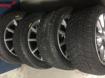 Slicks lluvia yokohama   llantas 15 