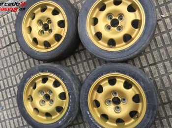 Llantas 205 gti doradas