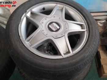 Vendo 5 llantas seat león en 16