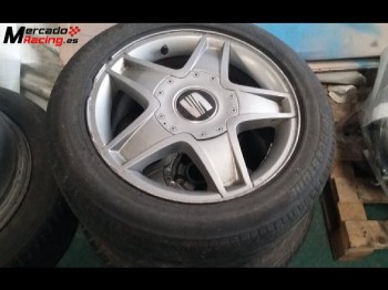Vendo 5 llantas en 16  para seat león 