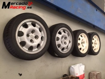 Llantas peugeot 205 gti con michelin pilot sport 3