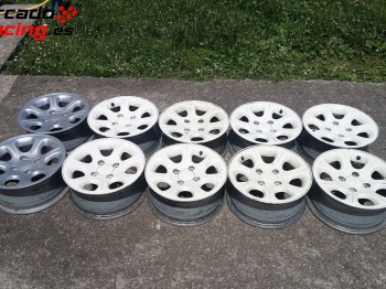 8 llantas originales de citroen saxo vts