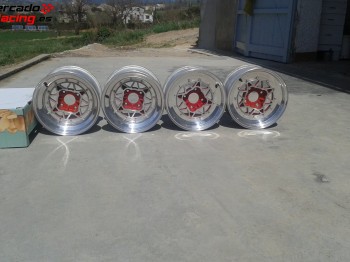 Vendo 4 llantas madin de competicion 8 delante i 9 detras po