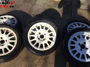 Se venden 6 llantas speedline 15  para psa