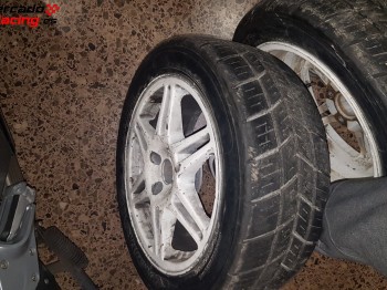 Llantas clio con neumático hankok