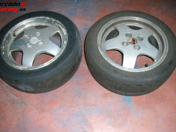 Llantas renault 21 txi  y slicks dmack 195/50r15