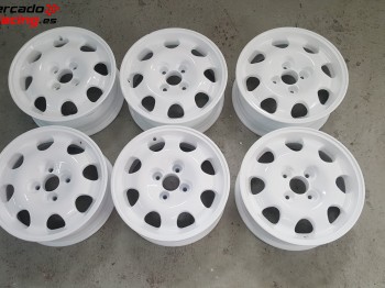 6 llantas psa originales del 309 y 205 gti en 15  blancas