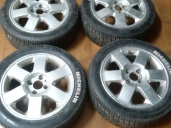 4 llantas clio/megane originales  16   4x100