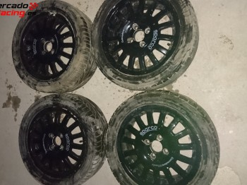 4 llantas sparco cromodora wheels en 15