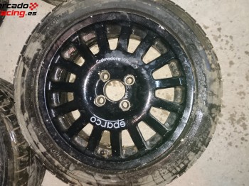 4 llantas sparco cromodora  en 15