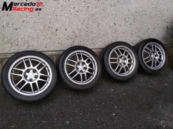 Llantas con neumaticos oz racing 17 originales evo 5