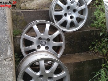 Llantas de peugeot en  14 de saxo vts  y 15  16 de 206