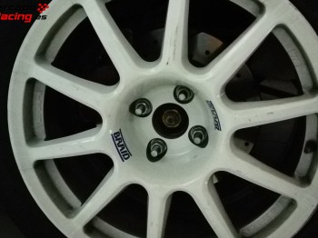 Llantas braid fullrace 17. 4x98 et 25 lancia delta integrale 