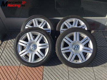 Kit llantas 17x7 et37 vw adaptables grupo vag   ruedas 225/45/17