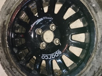4 llantas sparco 4 x100 en 15 pulgadas 