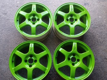 Juego llantas speedline corse renault 4x100  7x16