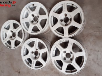 Llantas del trofeo citroën saxo.