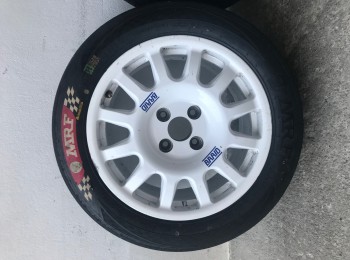 Llantas braid fullrace ta en 15 (4x100)   neumaticos mrf  zta 