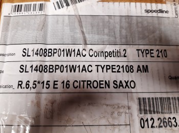 Se venden llantas speedline 15  psa