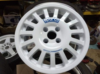 Llantas sparco cromodora nuevas 4x100 7x15 et35 renault seat opel 