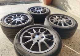Se venden llantas speedline turini 4x108 et16