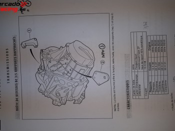 Relacion be3/5 ficha fia peugeot 106 rally 1.6 / gti