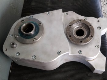 Caja transfer marcha atras