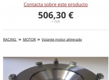 Volante motor aligerado para bmw m3 e46