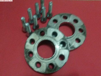 Separadores braid renault con tornilleria