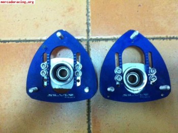 Copelas regulables bmw e30 silver azules