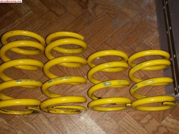 Dos juegos de muelles estrechos