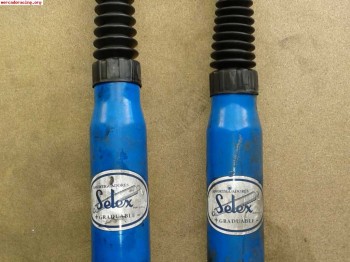 Amortiguadores selex azules peugeot 206