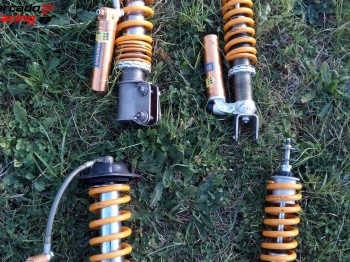 Suspension ohlins de 3 vias para mitsubishi