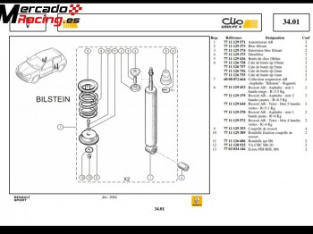 Juego bilstein clio sport grupo n 
