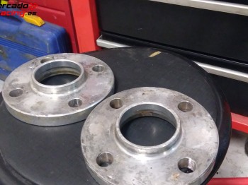 Separadores aluminio doble centraje 4*108 peugeot/citroen/ford