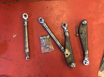 Trapecios tubulares regulables tanto en caída como avance peugeot 207