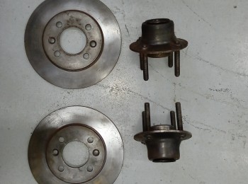 Bujes y discos traseros de clio 2 cup