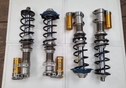 Ohlins tarmac dampers for subaru s14 wrc