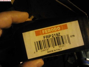 Vendo pastillas de freno ferodo, para pinza ap, alcon y comp