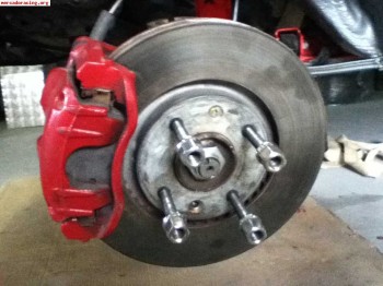 Frenos delanteros de 206 rc