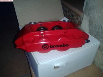 Brembo mas adaptador para clio sport 2 y pastillas ferodo
