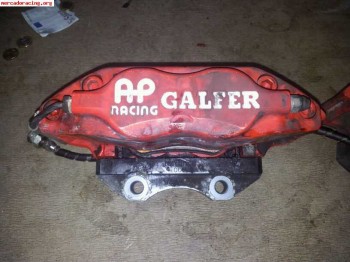 Pinzas 4 pistones ap racing galfer 