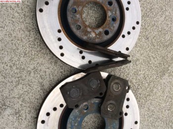 Discos de freno de 283 perforados para peugeot / citroen 