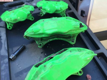 Pinzas delanteras y traseras brembo de evo 9 gt