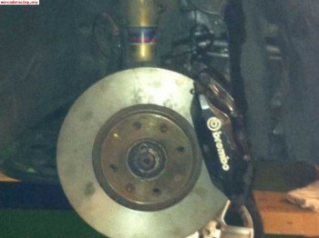 Pinzas brembo 4 pistones nuevas  de 406 coupe.