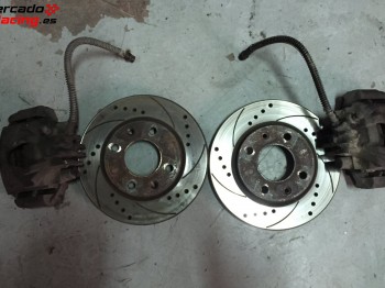 Pinzas de freno saxo vts con discos perforados 