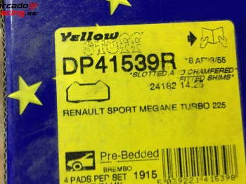 Pastillas de freno ebc, renault brembo