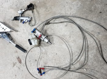 Conjunto freno de mano hidráulico 