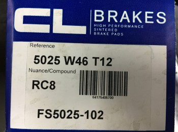 Pastillas carbone lorraine para pinza wilwood nuevas