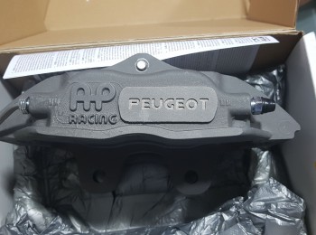 Pinzas freno ap 4 pistones para 10y mini gr.a y llanta 14 